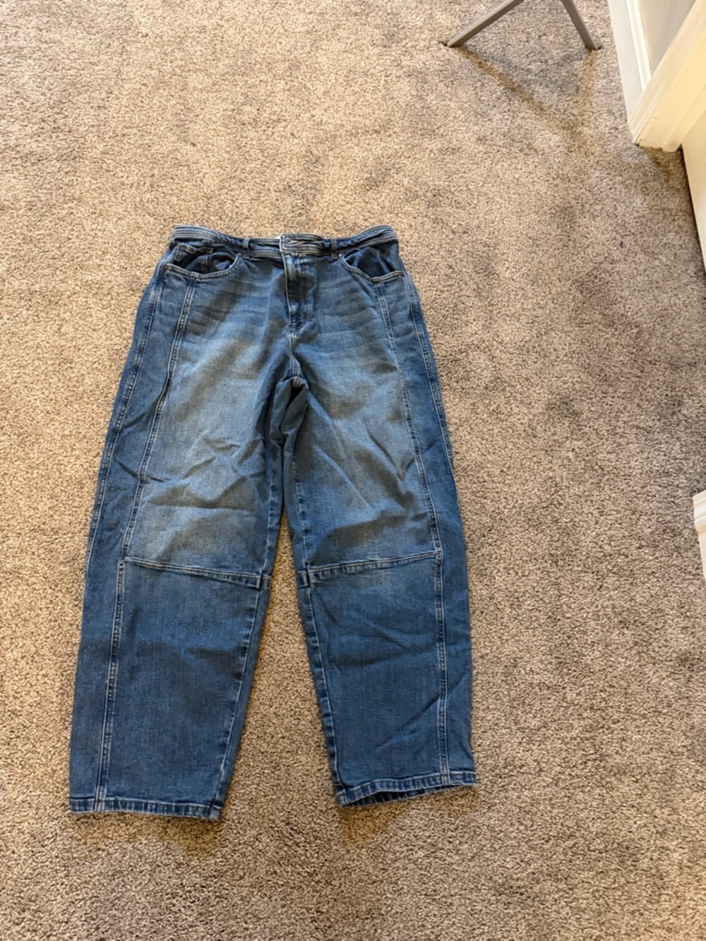 LOFT Relaxed Blue Denim Jeans